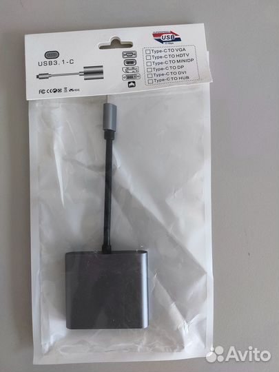 Переходник usb type c для Apple MacBook