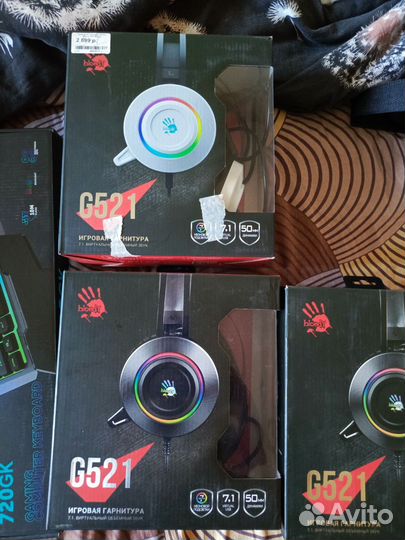 Игровые наушники Bloody, под восстановление