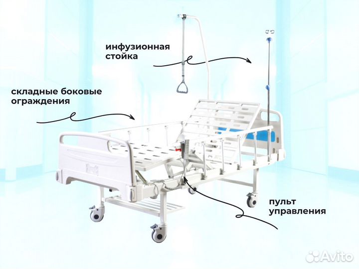 Медицинская кровать для лежачих больных