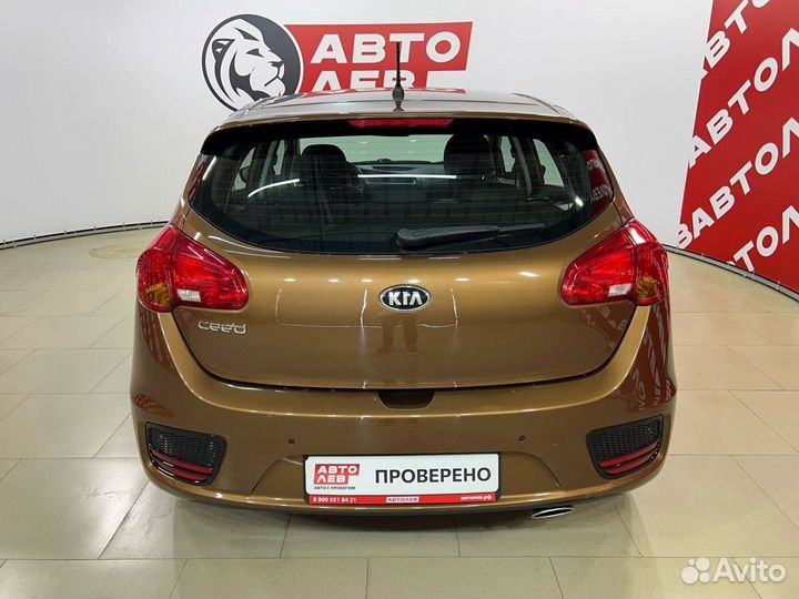 Kia Ceed 1.6 AT, 2016, 168 910 км