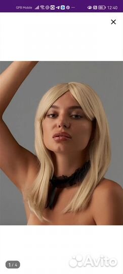 Парик блонд светлый
