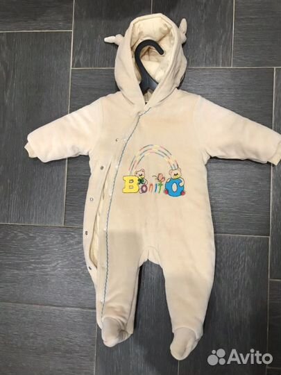 Комбинезон утеплённый 68 размер