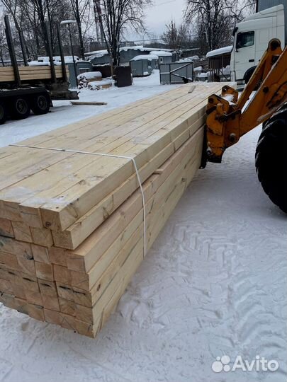 Доска обрезная 50х100х6000мм 1 сорт ГОСТ