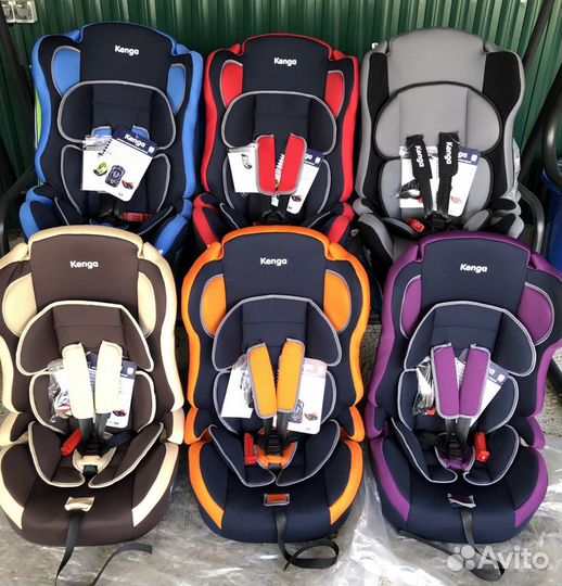 Детское автокресло 9-36 кг новое