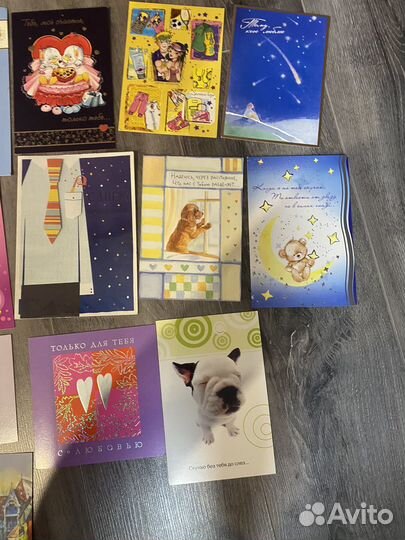 Открытки конверт новые