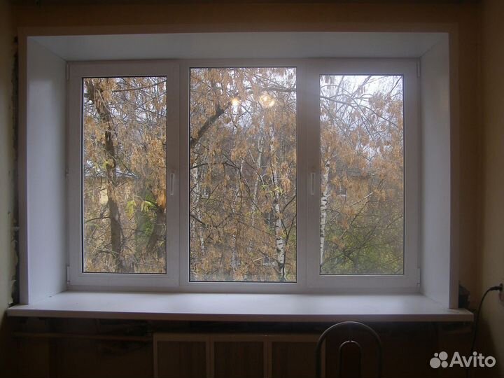 Монтаж окон пвх с отделкой