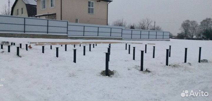 Фундамент / Винтовые сваи под ключ