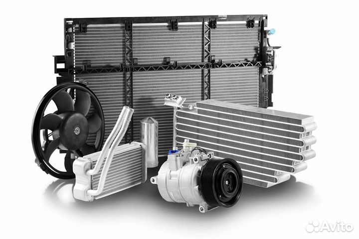 Радиатор охлаждения Шевроле Авео T250 1.2 08-12 MT