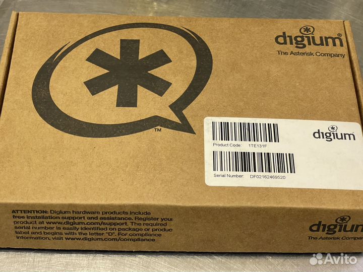 Digium 1TE131F Digium плата IP телефония