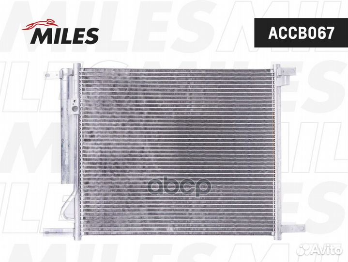Конденсер chevrolet aveo 1.4 08- accb067 Miles