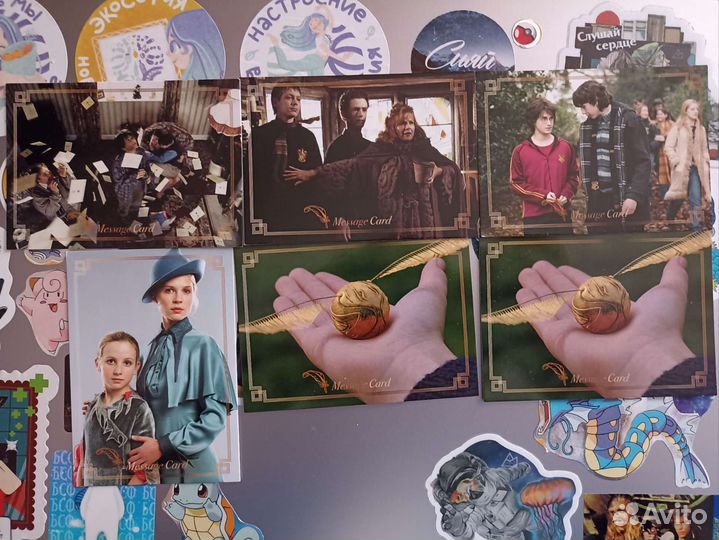 Наклейки и карточки Гарри Поттер панини