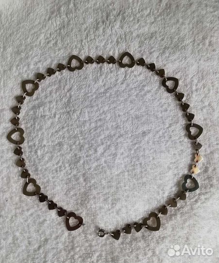 Колье серебро 925