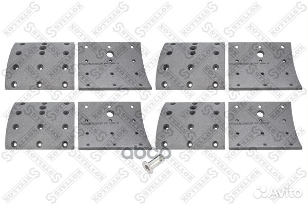 85-01063-SX накладки торм.с заклепк.STD19847/1