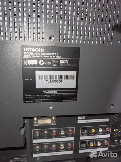 Телевизор hitachi