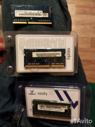 Оперативная память для ноутбука DDR3, 2 гб