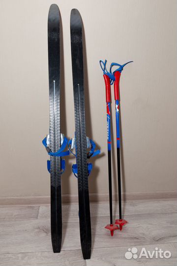 Беговые лыжи детские 110 с палками