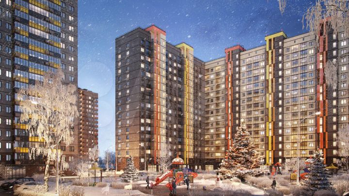 2-к. квартира, 59,8 м², 16/17 эт.