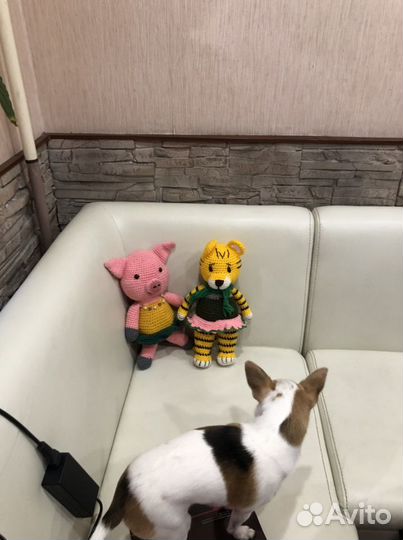 Вязаные игрушки ручной работы новые