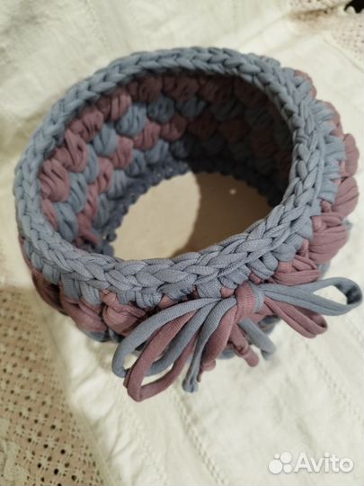 Вязаная шкатулка