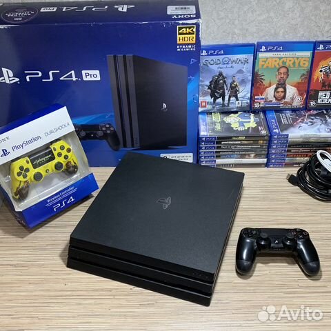 Sony PS4 PRO 1TB + 410Игр + 2Джостика Гарантия