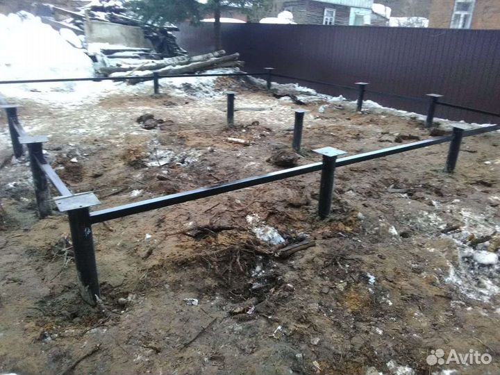Установка винтовых свай