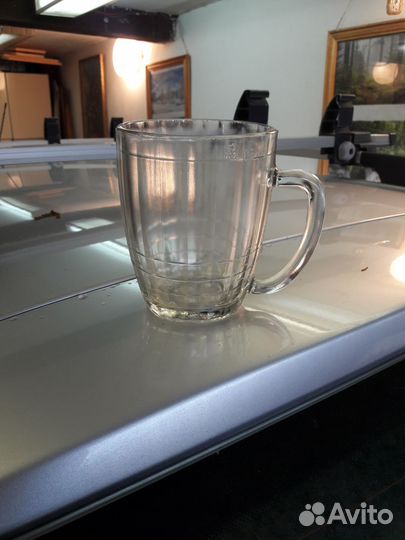 Пивная кружка из СССР (стекло)