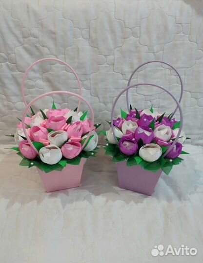 Букеты из конфет. Сладкие подарки