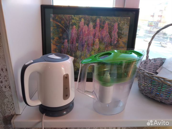 Фильтр кувшин + чайник (кружка с крышкой в подарок