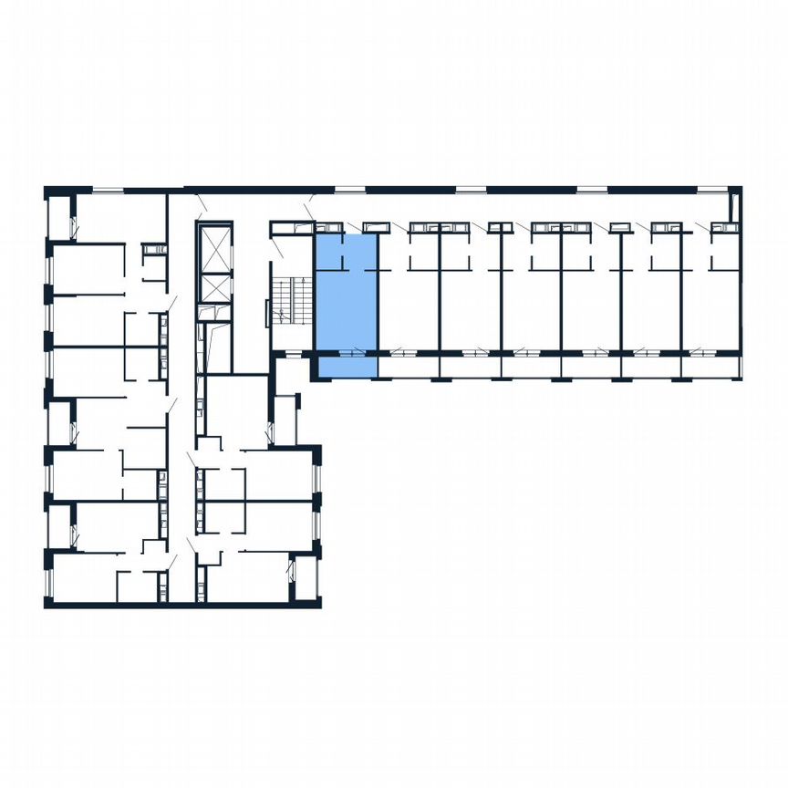 Квартира-студия, 25,6 м², 7/12 эт.