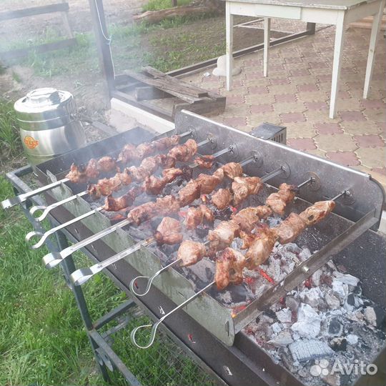 Набор шампуров самокрутов на 7 шампуров