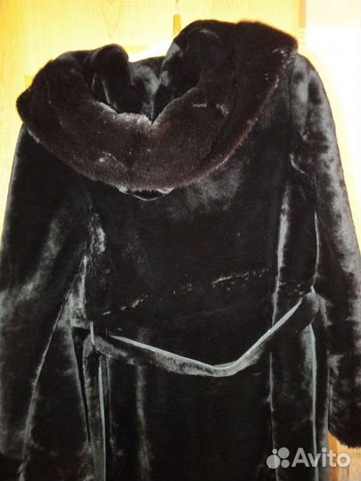 Шуба мутоновая, размер 48