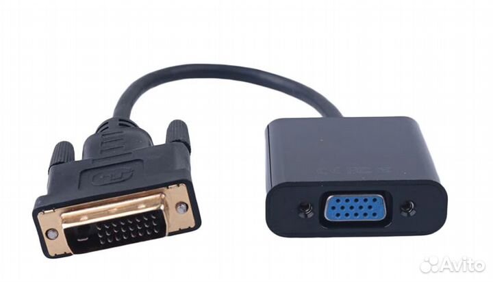 Переходник конвертер DVI-D на VGA