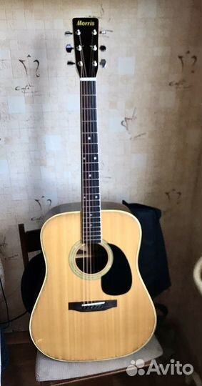 Акустическая гитара Япония Morris