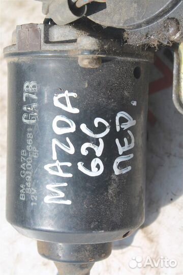 Моторчик дворников передний Мазда 626 GE