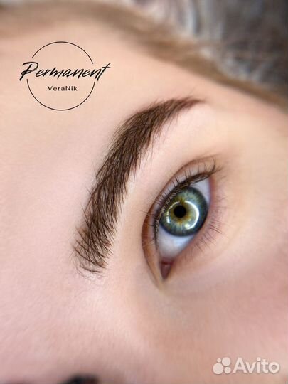 Микроблейдинг бровей «Волоски+пудра» на 2 года