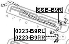 Втулка заднего стабилизатора d15