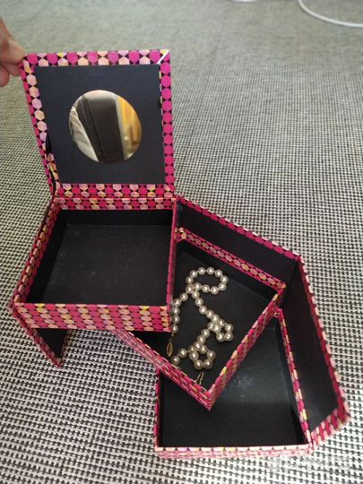 Органайзер-шкатулка для косметики и бижутерии