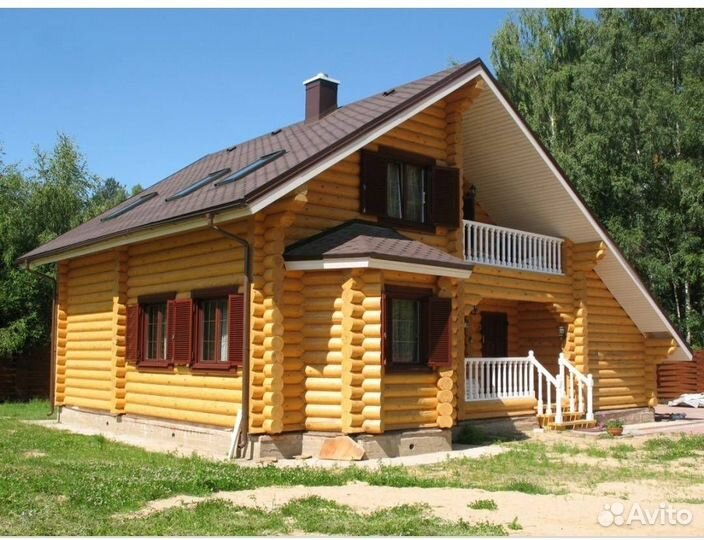 Срубы домов и бань