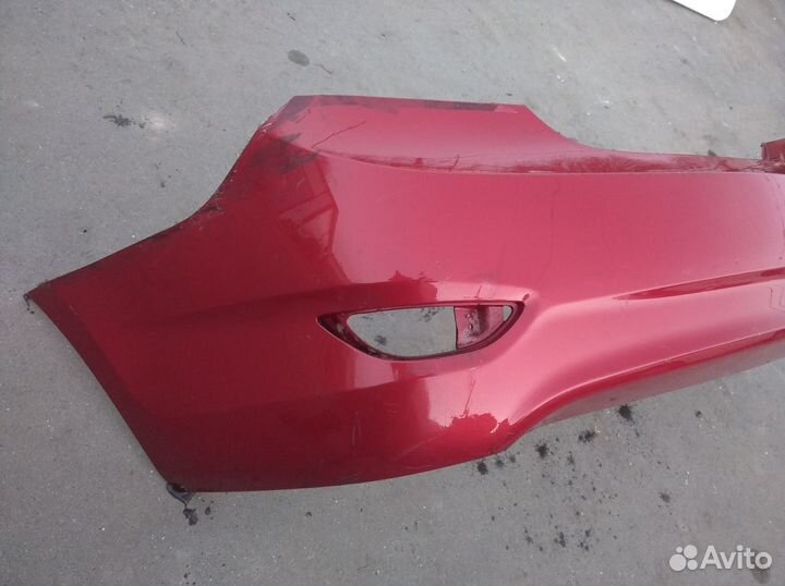 Задний бампер Hyundai Solaris 2010-2014