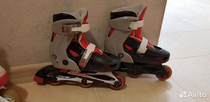 Роликовые коньки детские раздвижные