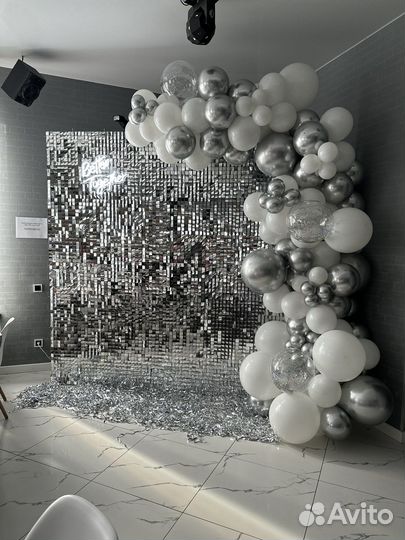 Фотозоны из пайеток