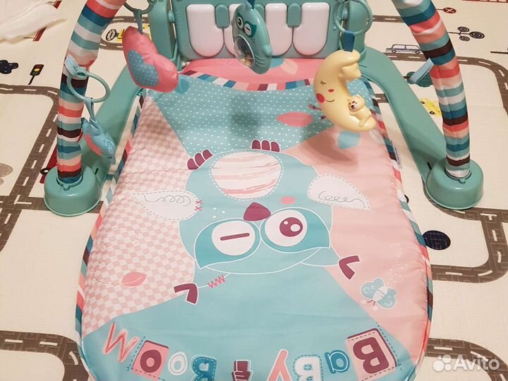Развивающий коврик baby go с пианино