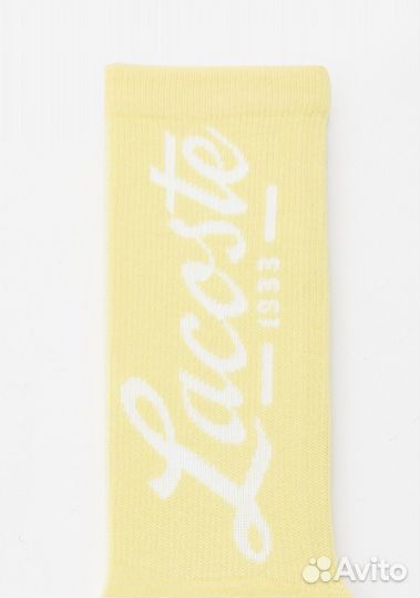 Носки желтые lacoste оригинал
