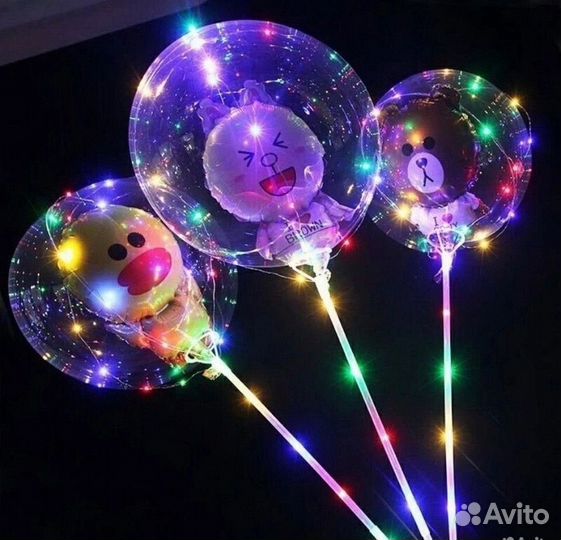 Светящиеся шары вертолётики игрушки оптом 42