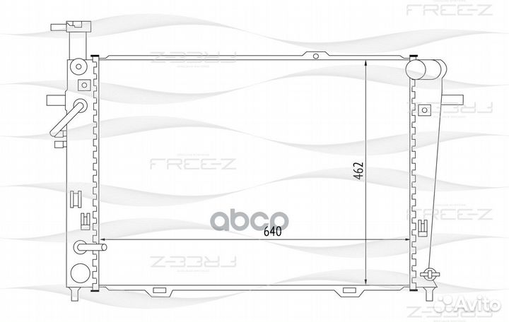 Радиатор KK0233 free-Z
