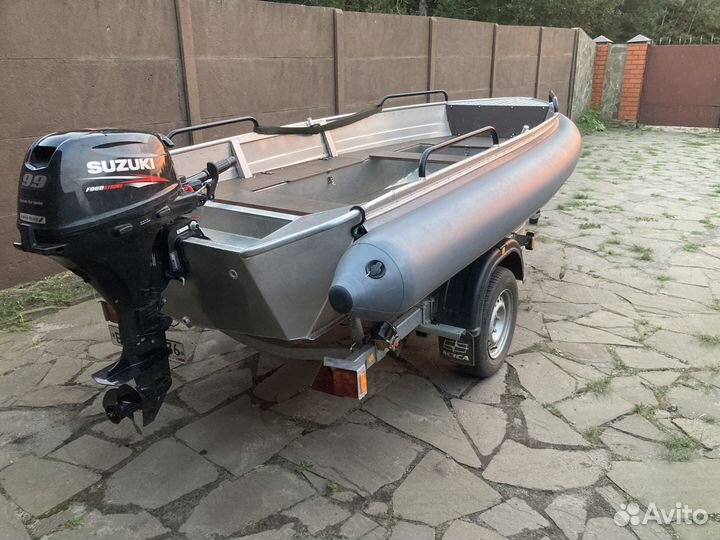 Лодка с прицепом
