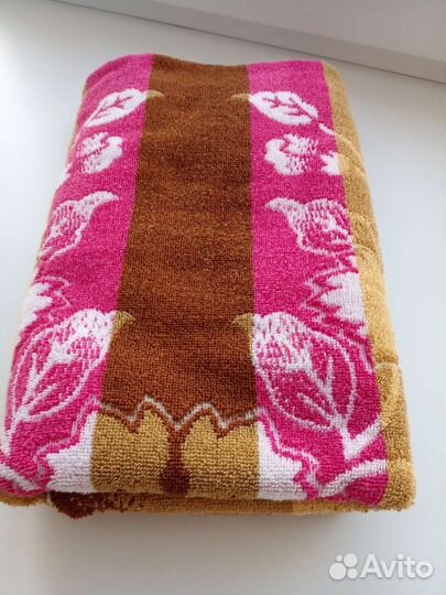 Полотенце банное махровое новое