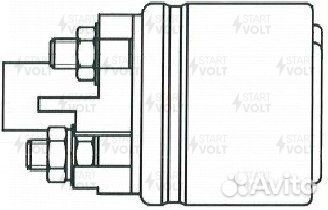 Реле втягивающее стартера для а / м лада vesta (15