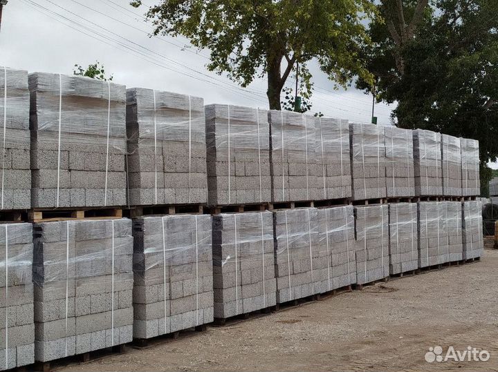 Шлакоблок 6х щелевой от 5550 шт