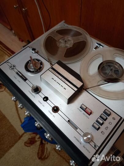 Катушечный магнитофон астра 206